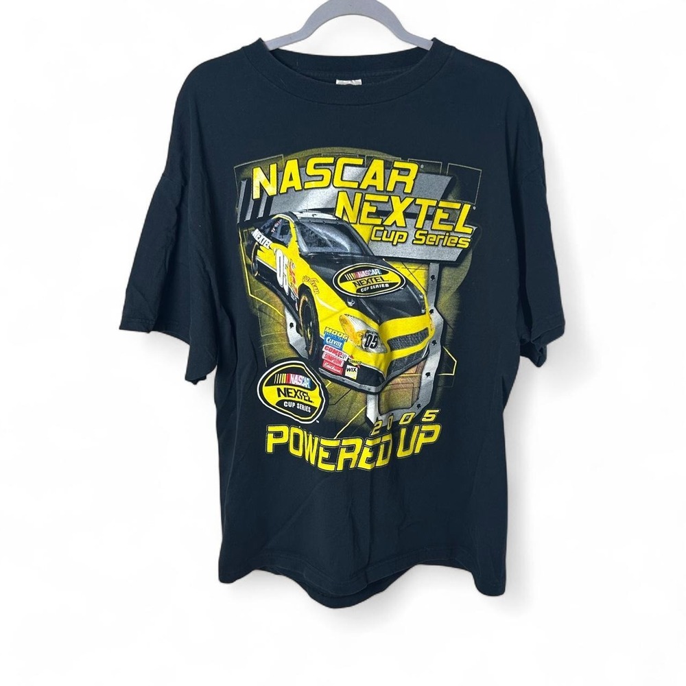 Delta Pro Weight NASCAR Nextel Cup Series 2005 Powered Up black t-shirt size XL‎